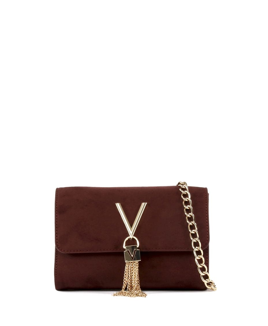 Valentino Divina Winter Flap Bag Bordeaux - VALENTINO - Luxe Leopard