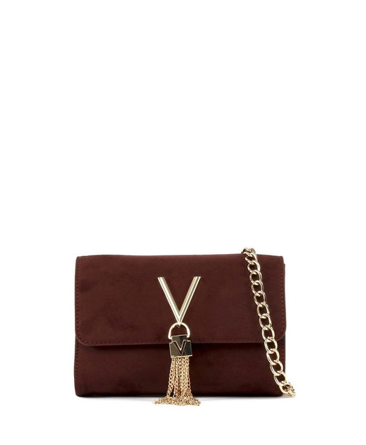 Valentino Divina Winter Flap Bag Bordeaux - VALENTINO - Luxe Leopard