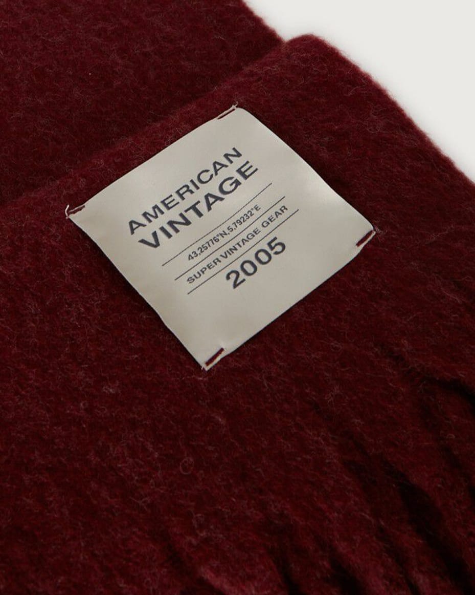 American Vintage Zinaco Scarf in Cherry Tree - AMERICAN VINTAGE - Luxe Leopard