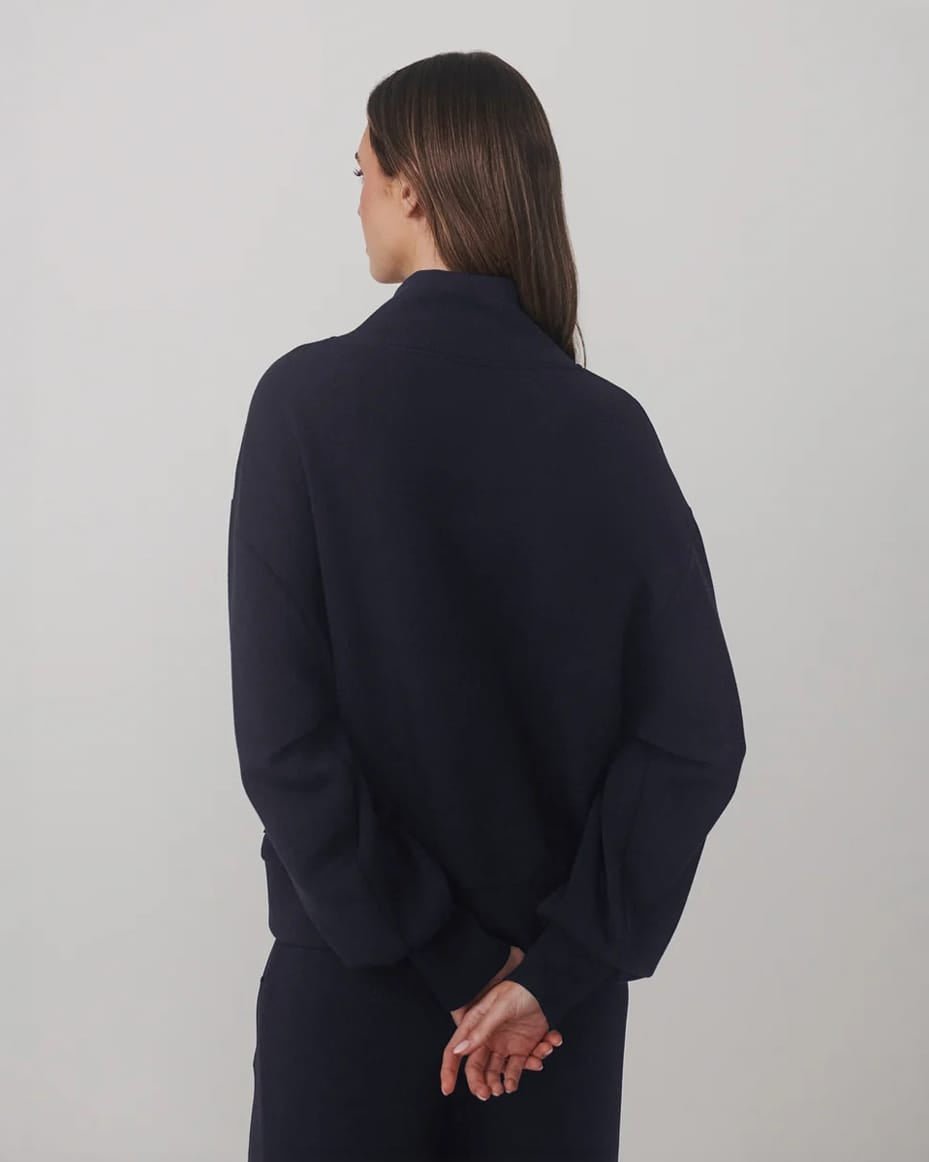 Varley Davidson Sweat Navy - VARLEY - Luxe Leopard