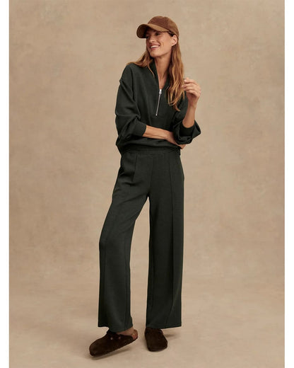 Varley The Wide Leg Pant 30 Olive Marl
