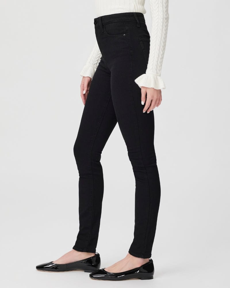 Paige Margot Ultra Skinny - Black Shadow Denim Jean - Luxe Leopard