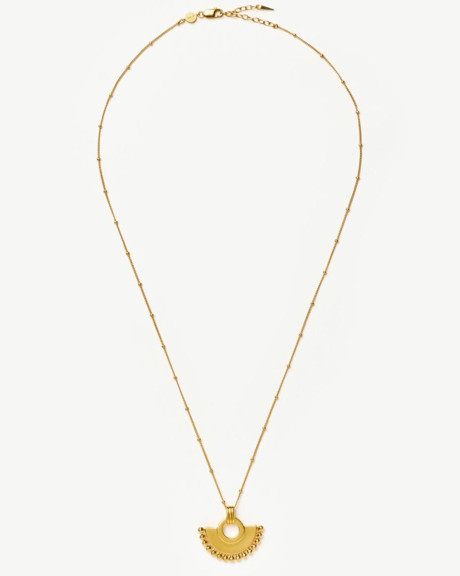 Missoma Zenyu Gold Fan Necklace