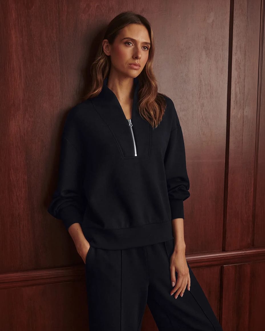 Varley Davidson Sweat Navy - VARLEY - Luxe Leopard