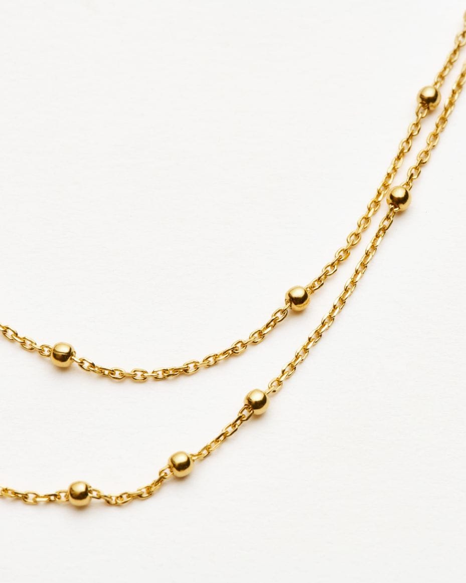 Missoma Gold Double Chain Necklace