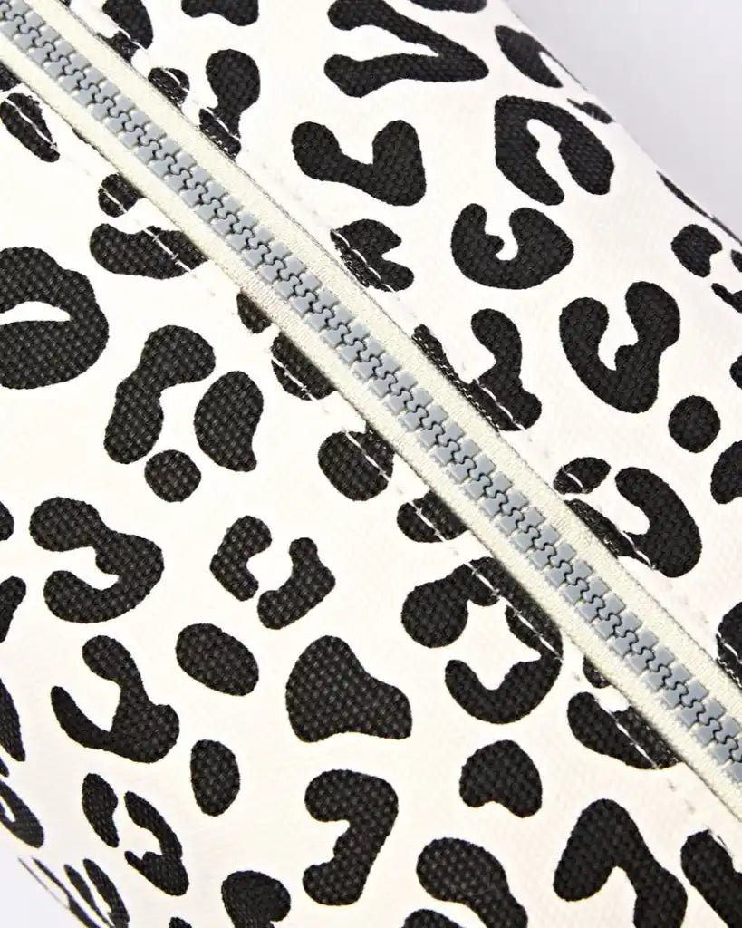 ROKA Mayfair Wash Bag in Summer Leopard Cotton Canvas - ROKA - Luxe Leopard