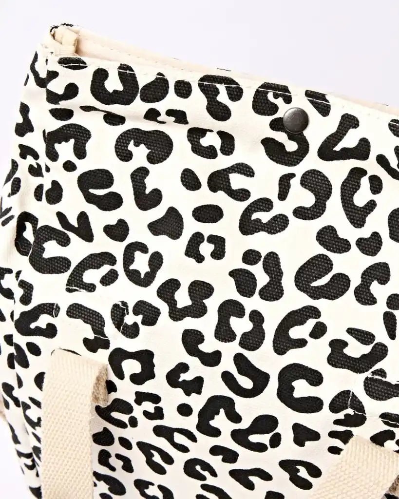 ROKA Hampstead Lunch Bag Summer Leopard Cotton Canvas - ROKA - Luxe Leopard
