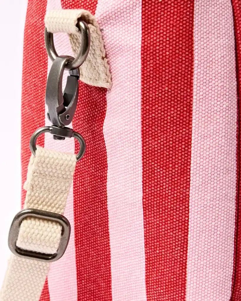 ROKA Hampstead Lunch Bag in Strawberry Stripe Cotton Canvas - ROKA - Luxe Leopard