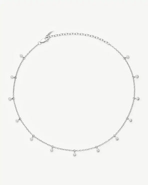 Missoma Silver Interstellar Drop Choker - MISSOMA - Luxe Leopard