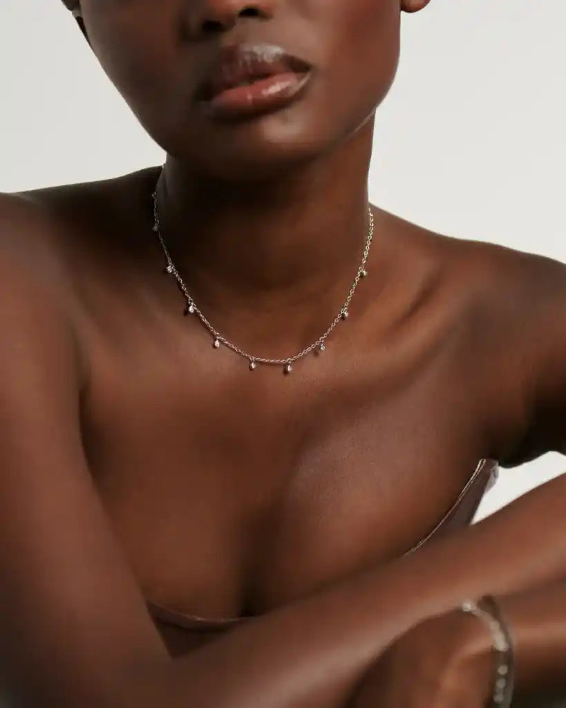 Missoma Silver Interstellar Drop Choker