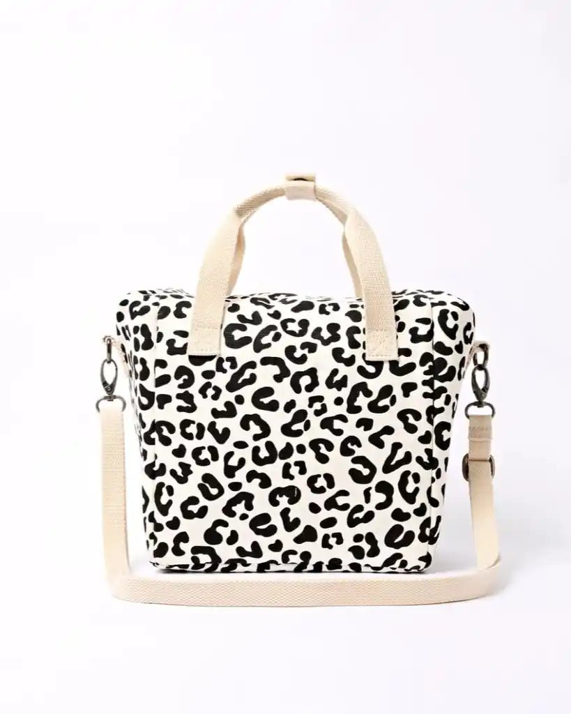 ROKA Hampstead Lunch Bag Summer Leopard Cotton Canvas - ROKA - Luxe Leopard