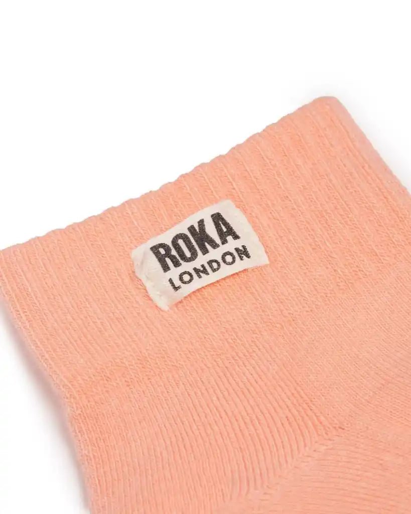 ROKA Wembley Ankle Socks Nougat - ROKA - Luxe Leopard