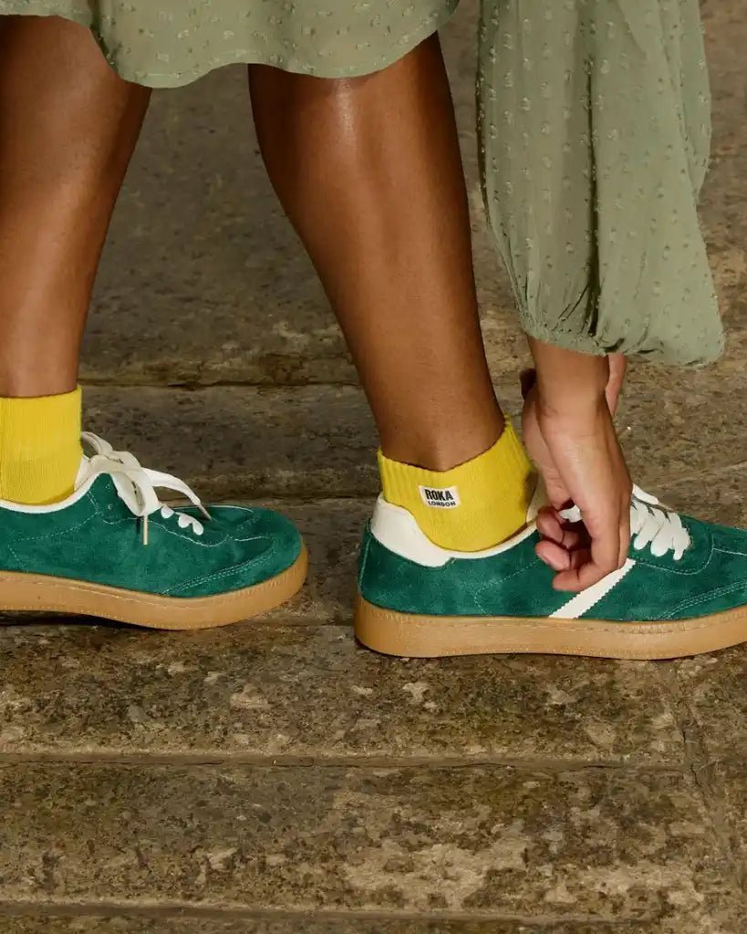 ROKA Wembley Ankle Socks Summer Yellow - ROKA - Luxe Leopard