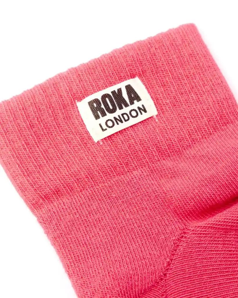 ROKA Wembley Ankle Socks Sugar Coral - ROKA - Luxe Leopard