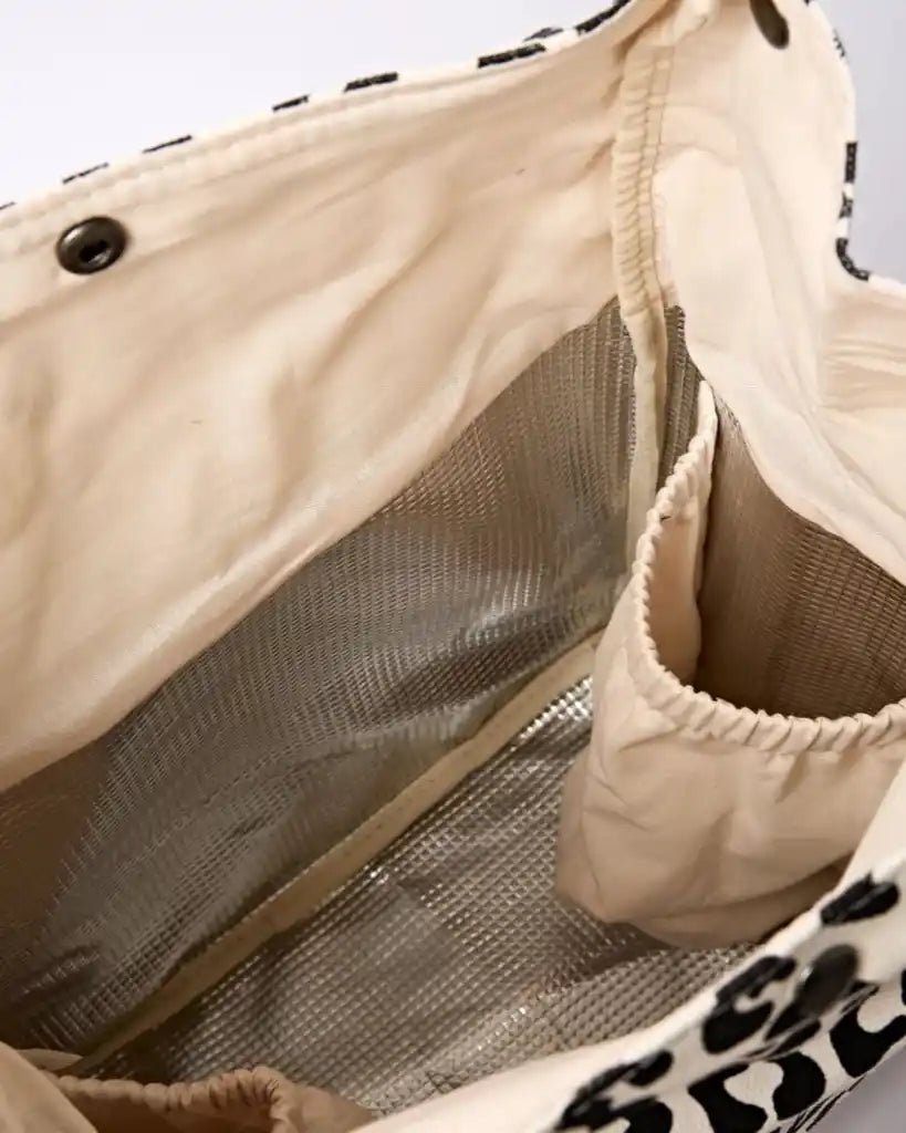 ROKA Hampstead Lunch Bag Summer Leopard Cotton Canvas - ROKA - Luxe Leopard