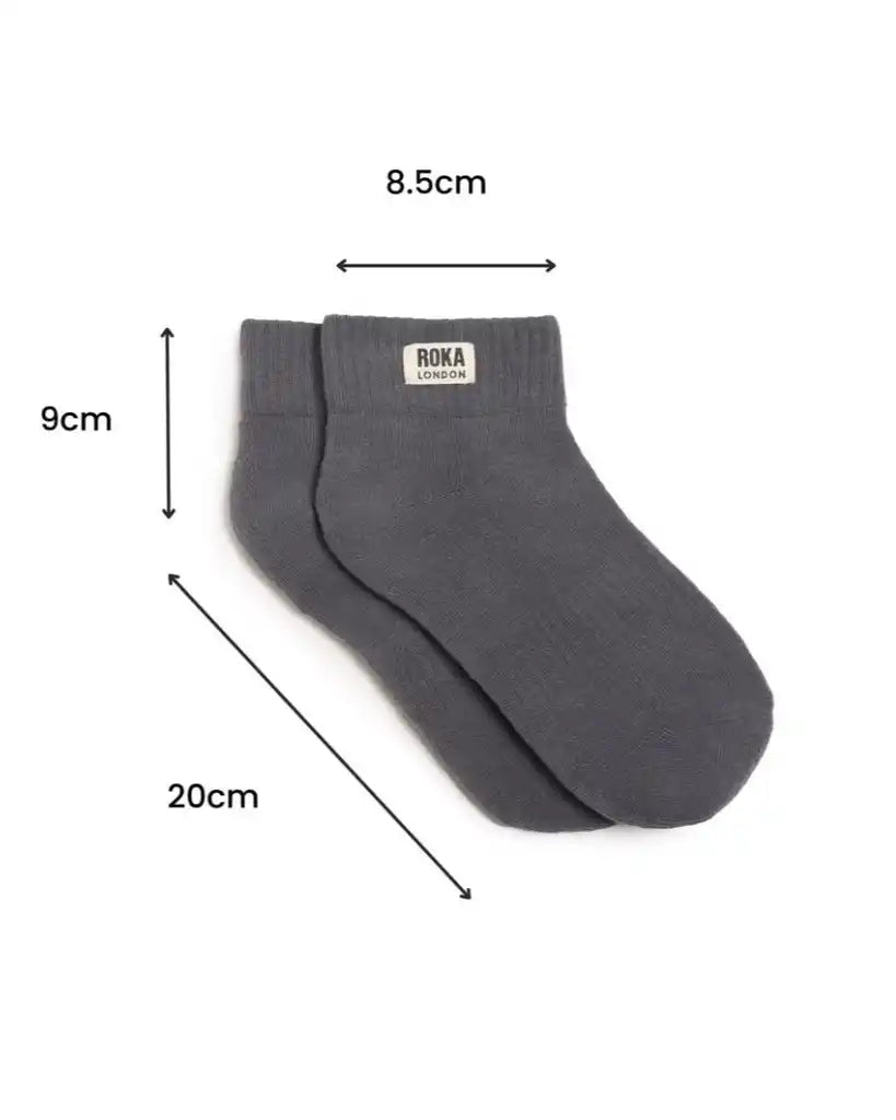 ROKA Wembley Ankle Socks Thistle - ROKA - Luxe Leopard