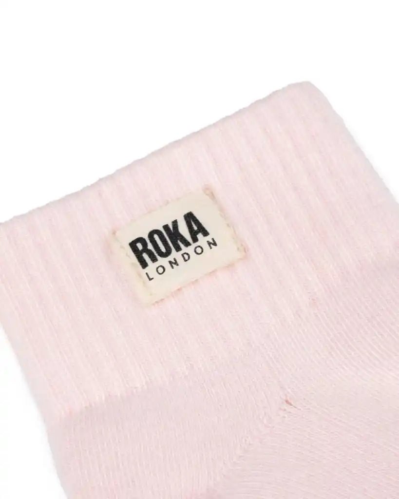 ROKA Wembley Ankle Socks Transcendent Pink - ROKA - Luxe Leopard