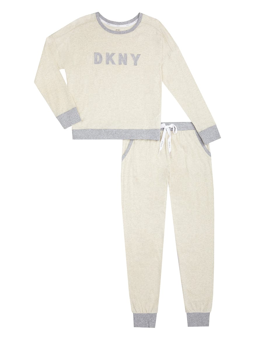 DKNY Top And Jogger Set - Luxe Leopard