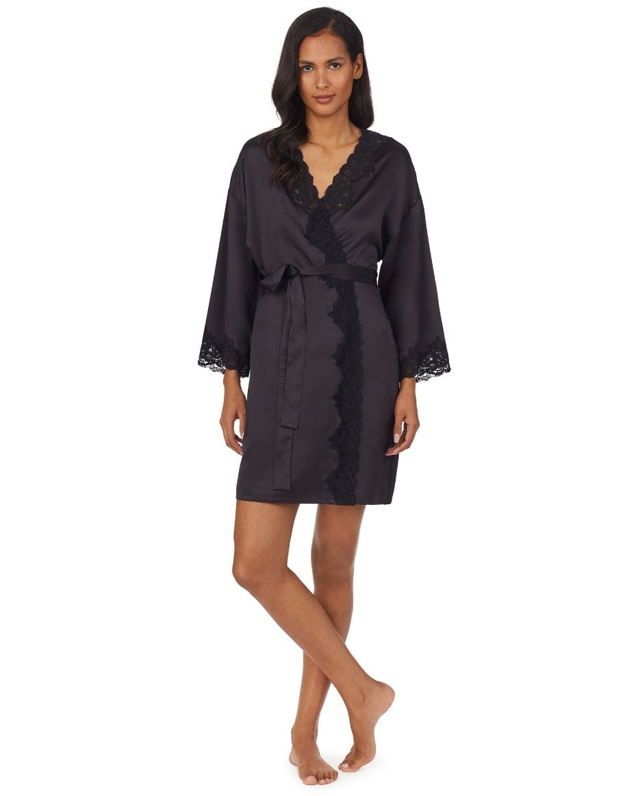 Ralph Lauren Kimono Lace Robe - Luxe Leopard