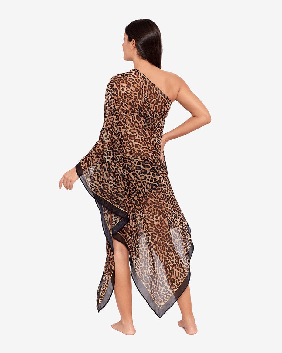 Lauren Ralph Lauren One Shoulder Tunic - Luxe Leopard