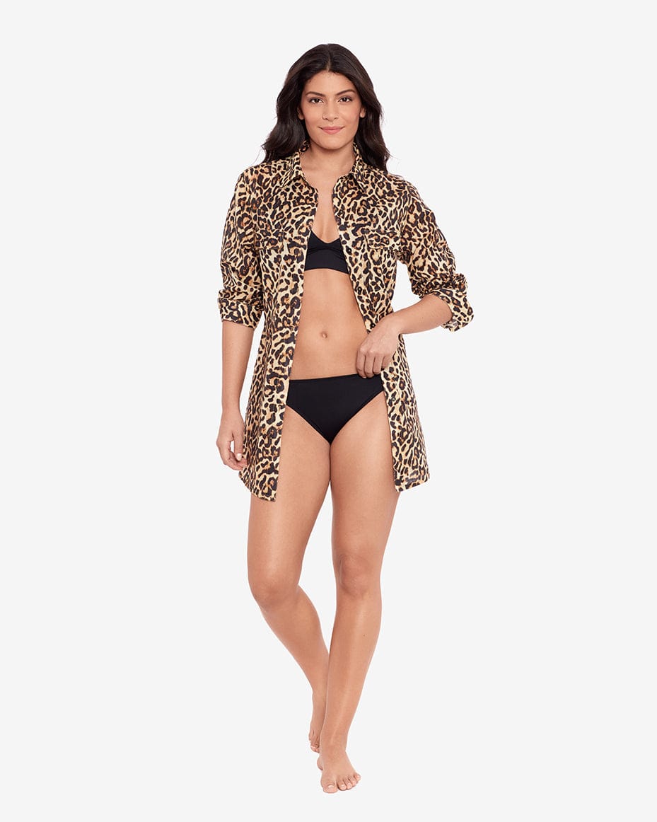 Lauren Ralph Lauren Printed Ovrsized Shirt - Luxe Leopard
