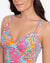 Lauren Ralph Lauren Patchwork Surplice Swimsuit - Luxe Leopard