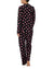 Kate Spade Zebra Stripe Notch Collar PJ Set - Luxe Leopard