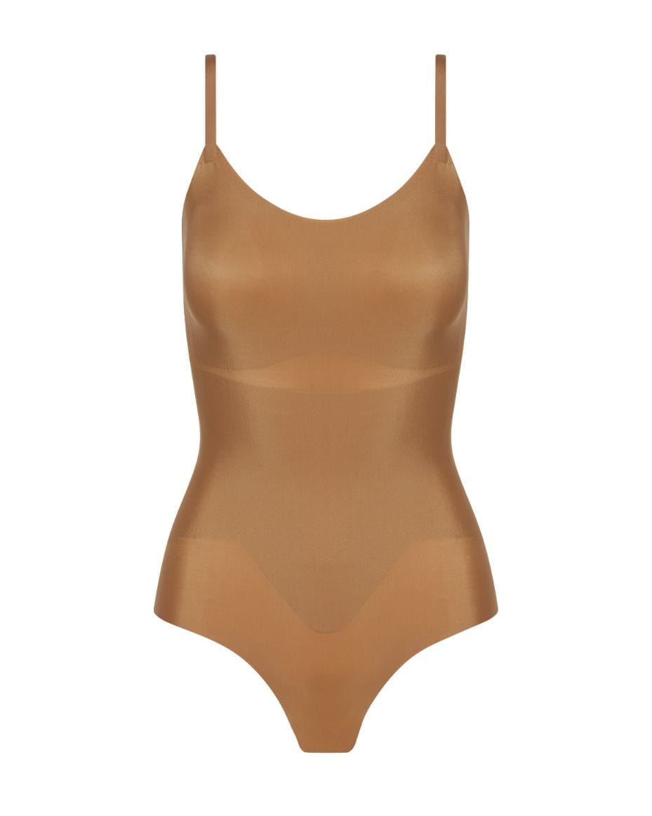 Commando Smoothing Bodysuit Caramel - Luxe Leopard